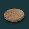 Hand-finished hardwood hopper lid for the Mazzer Philos, in Warm Oak