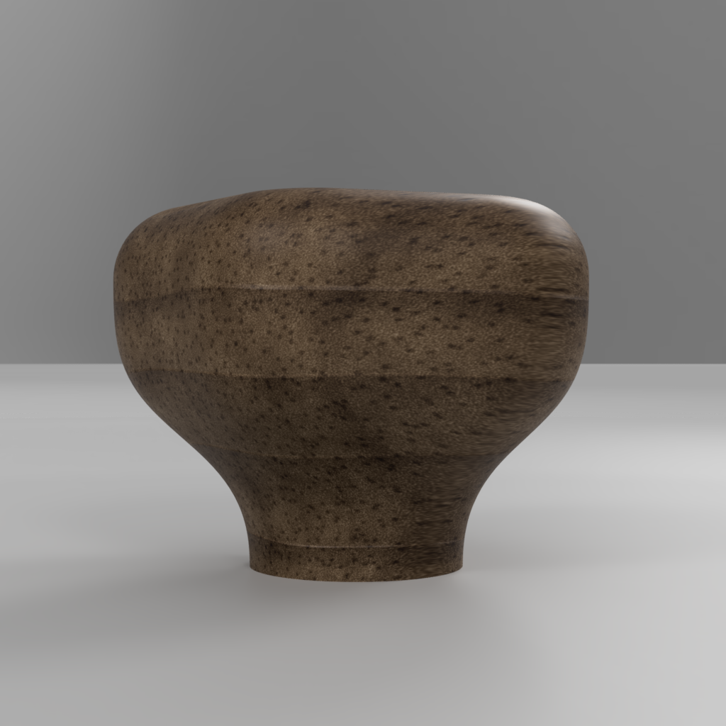 Hand-finished hardwood steam valve wheel for the Lelit Elizabeth, Grace and Victoria, in Dark Walnut, second view