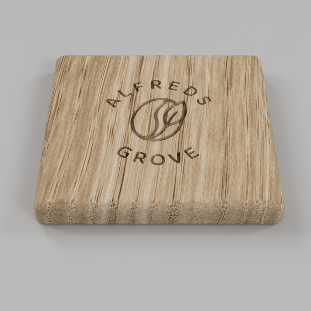 Hand-finished hardwood hopper lid for the Eureka Mignon, in Nordic Oak