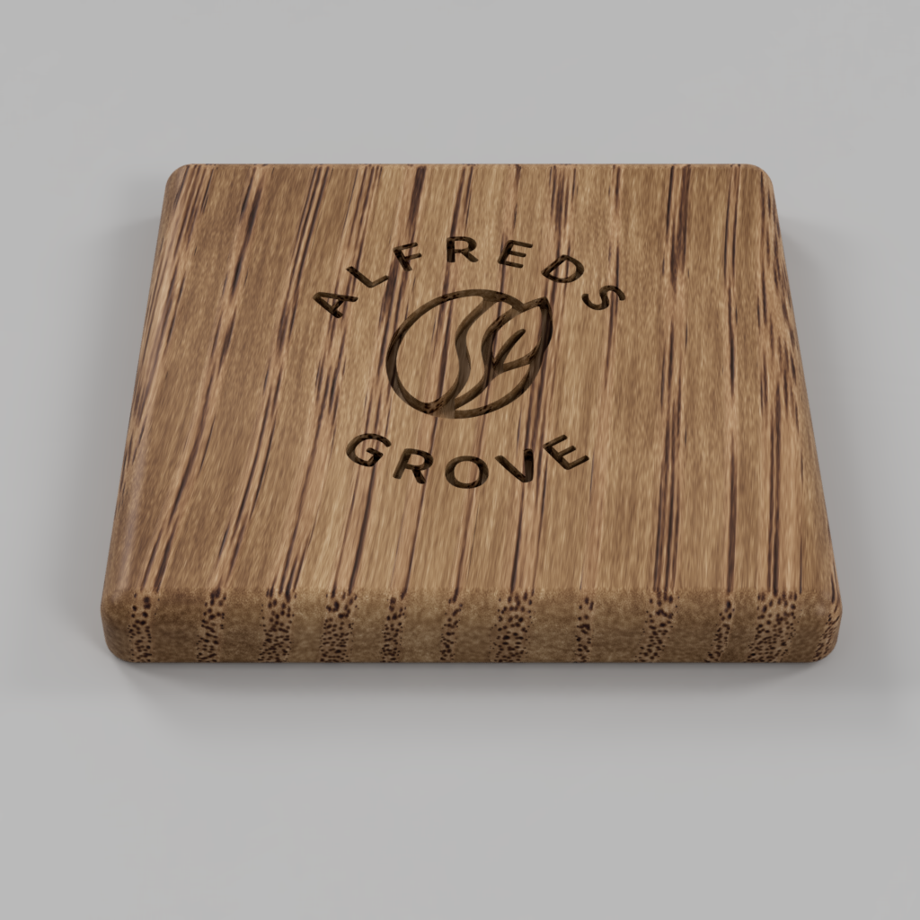 Hand-finished hardwood hopper lid for the Eureka Mignon, in Warm Oak