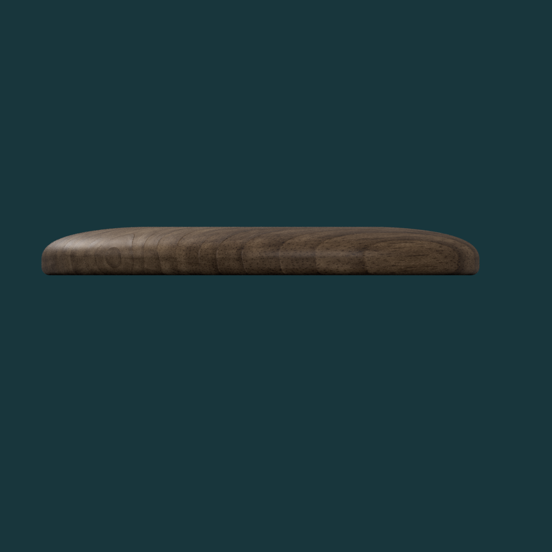 Side view rendering of the Macap Leo hopper lid (placeholder until real photos)