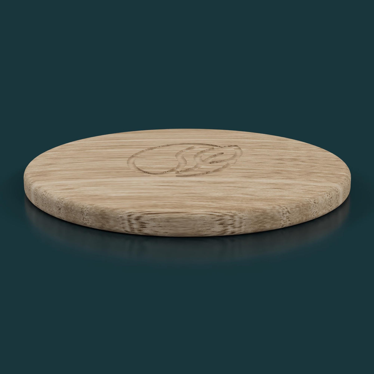 Hand-finished round hardwood hopper lid for the Eureka Mignon Single Dose, in Nordic Oak